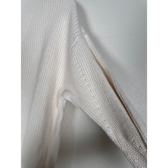 NWT Universal Thread Women's V-Neck Cream Button-up Sweater Knit Boho Preppy L - Picture 7 of 10